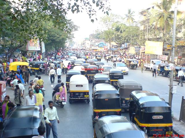 Crowded Market Of Borivali