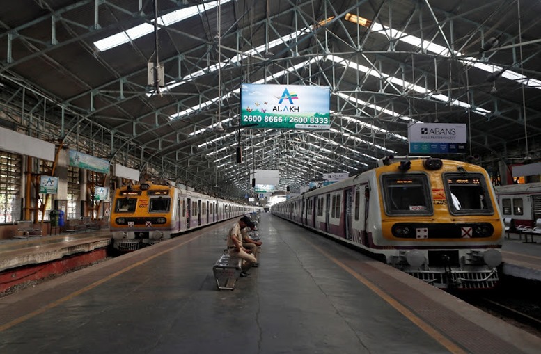 Local Trains Stopped at Churchgate Station