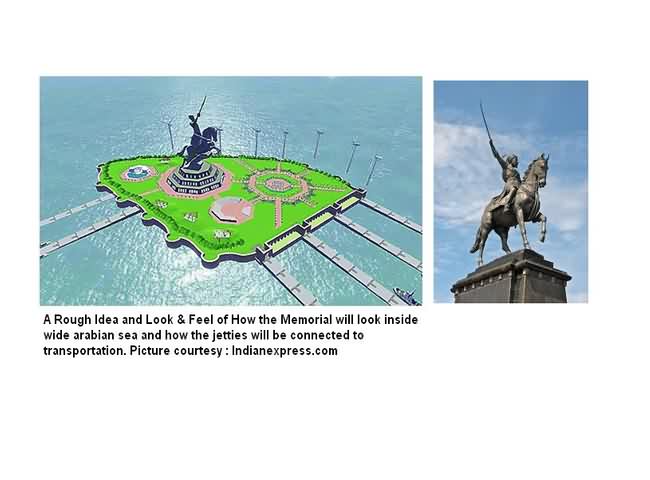 Picture Of Shivaji Memorial As Planned