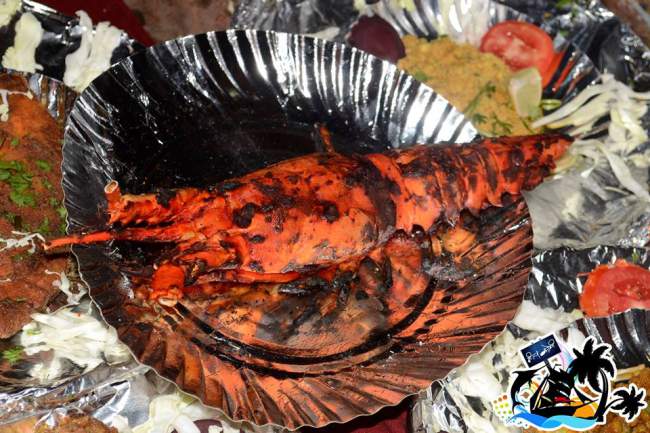 Lobster Fish from Mumbai Fried