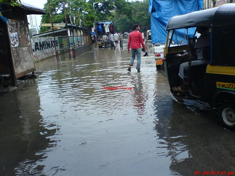 Monsoon Flooding Old Roads Borivali east