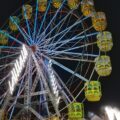 A Beautifully Lightened Giant Wheel