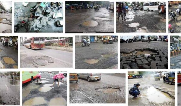 Potholes Mumbai Roads